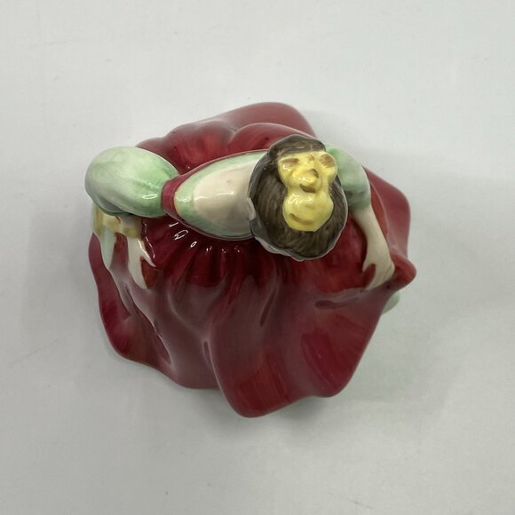 1966 Royal Doulton HN 2434 Fair Maiden Bone China Figurine Red Dress England - Picture 7 of 8